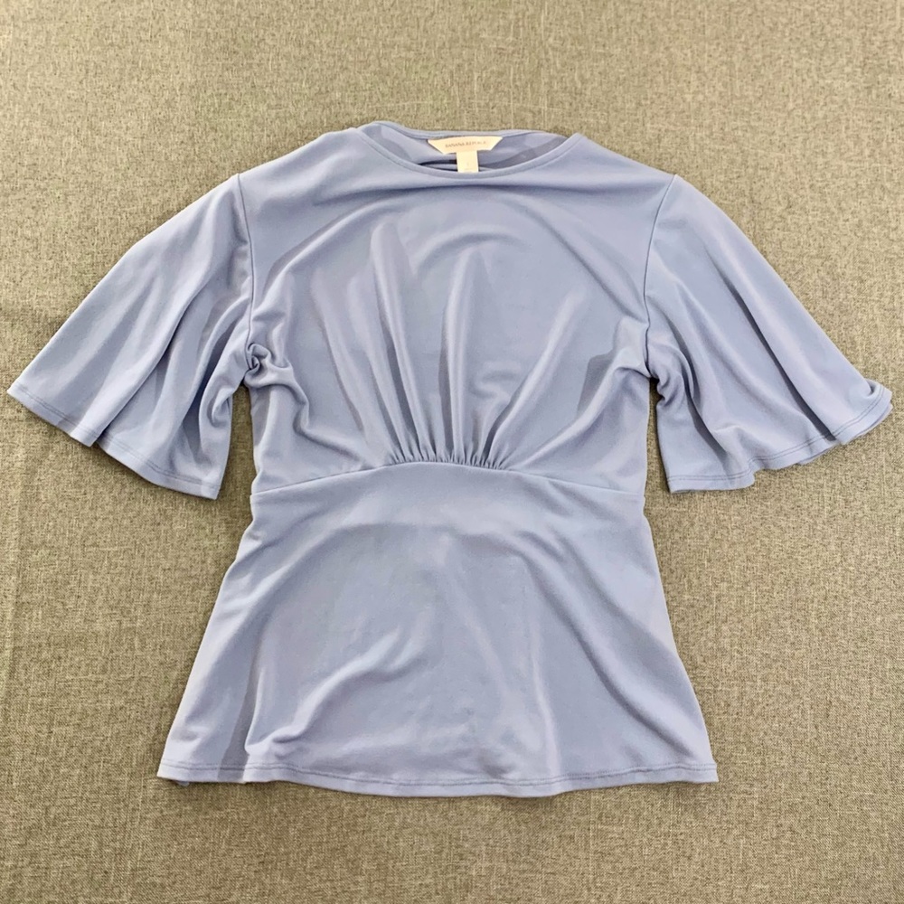 BANANA REPUBLIC | Retro Bell Sleeve Blouse; Women’s S
